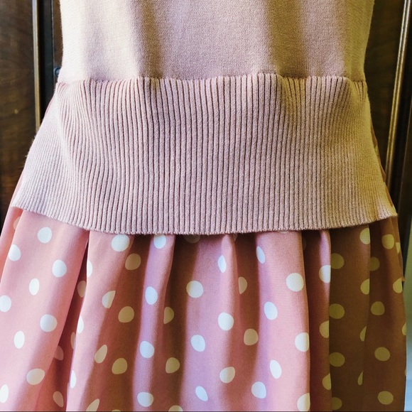 New Look Knit Pink with Polka Dot shirt - Picture 9 of 14